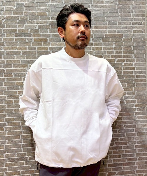 Grand PARK(グランドパーク)の「圧縮マイクロカノコロングスリーブ(スウェット・メンズ・ブラック/ネイビー/ホワイト・LARGE/MEDIUM)」の6枚目の写真