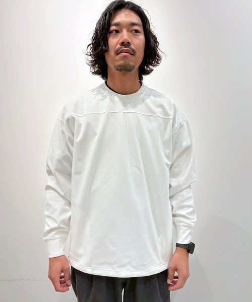 Grand PARK(グランドパーク)の「圧縮マイクロカノコロングスリーブ(スウェット・メンズ・ブラック/ネイビー/ホワイト・LARGE/MEDIUM)」の7枚目の写真