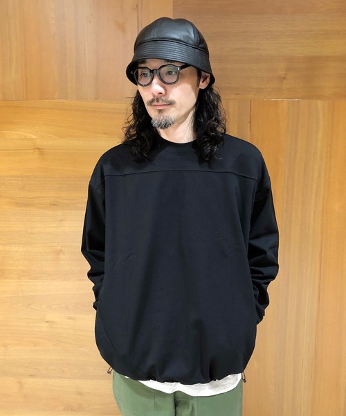 Grand PARK(グランドパーク)の「圧縮マイクロカノコロングスリーブ(スウェット・メンズ・ブラック/ネイビー/ホワイト・LARGE/MEDIUM)」の10枚目の写真