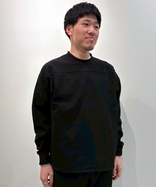 Grand PARK(グランドパーク)の「圧縮マイクロカノコロングスリーブ(スウェット・メンズ・ブラック/ネイビー/ホワイト・LARGE/MEDIUM)」の11枚目の写真