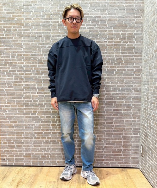 Grand PARK(グランドパーク)の「圧縮マイクロカノコロングスリーブ(スウェット・メンズ・ブラック/ネイビー/ホワイト・LARGE/MEDIUM)」の12枚目の写真