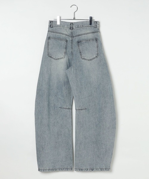 3.3 Field Trip （3.3フィールドトリップ）の「3.3 Field Trip／バレルレッグデニム（デニムパンツ・メンズ・ブルー/ブラック・MEDIUM/LARGE）」の7枚目の写真