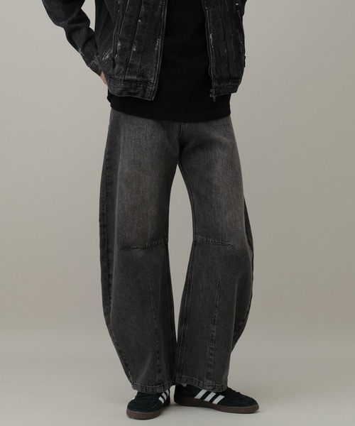 3.3 Field Trip （3.3フィールドトリップ）の「3.3 Field Trip／バレルレッグデニム（デニムパンツ・メンズ・ブルー/ブラック・MEDIUM/LARGE）」の15枚目の写真