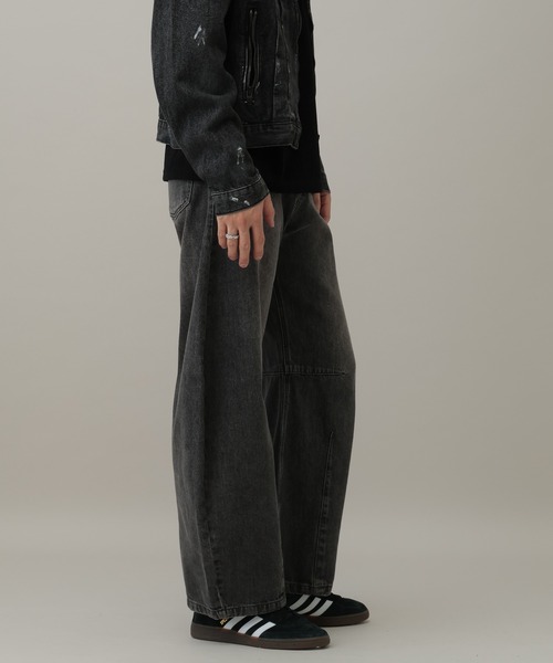 3.3 Field Trip （3.3フィールドトリップ）の「3.3 Field Trip／バレルレッグデニム（デニムパンツ・メンズ・ブルー/ブラック・MEDIUM/LARGE）」の17枚目の写真