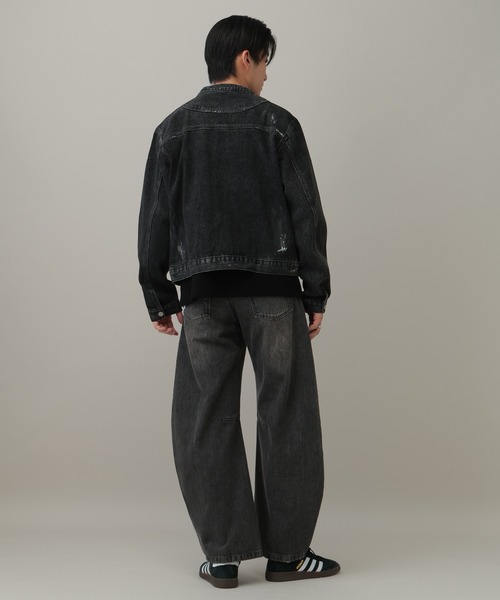 3.3 Field Trip （3.3フィールドトリップ）の「3.3 Field Trip／バレルレッグデニム（デニムパンツ・メンズ・ブルー/ブラック・MEDIUM/LARGE）」の14枚目の写真