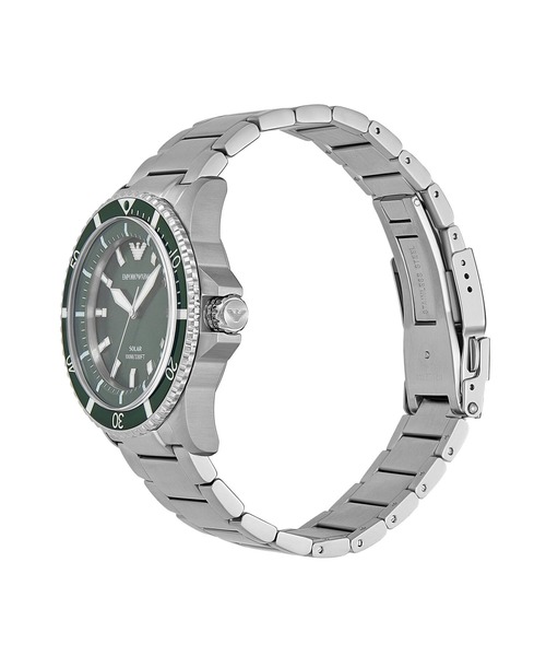EMPORIO ARMANI（エンポリオアルマーニ）の「エンポリオ・アルマーニ 腕時計 メンズ アナログ ステンレス AR11698（アナログ腕時計・メンズ・シルバー・FREE）」の2枚目の写真
