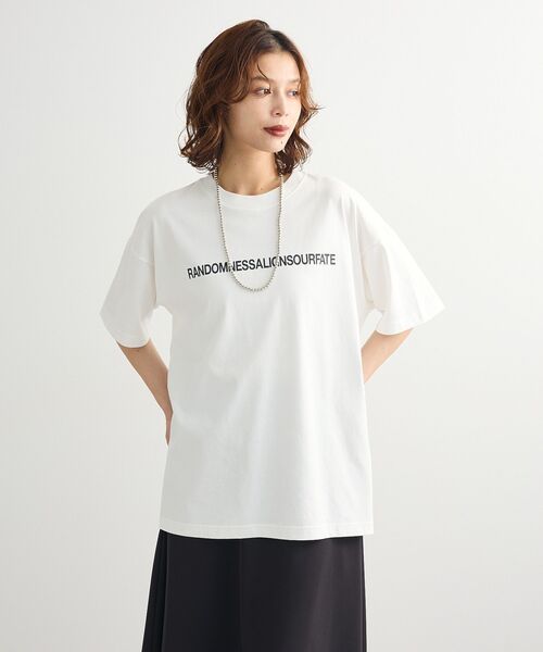 ELENCARE DUE（エレンカーレデュエ）の「・ELENCARE DUE ロゴptTEE（Tシャツ/カットソー・レディース・カーキ/ブラック/オフホワイト・FREE）」の15枚目の写真