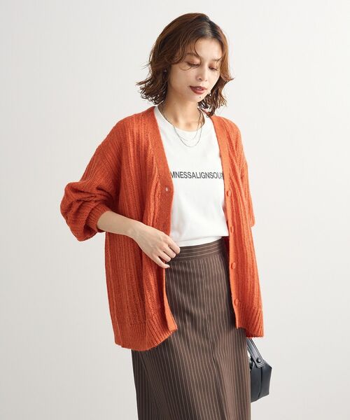 ELENCARE DUE（エレンカーレデュエ）の「・ELENCARE DUE ロゴptTEE（Tシャツ/カットソー・レディース・カーキ/ブラック/オフホワイト・FREE）」の20枚目の写真