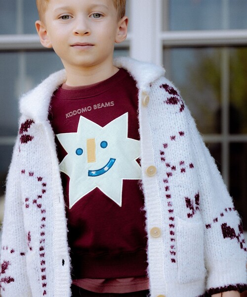 セール】ブークレ ジャカード カーディガン 2025FW（100～150cm