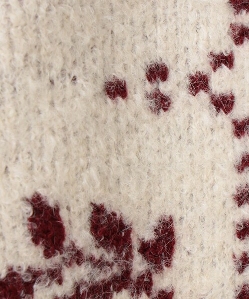 こども ビームス(コドモビームス)の「ブークレ ジャカード カーディガン 2025FW(100~150cm)(カーディガン/ボレロ・キッズ・ダークブラウン/ホワイト系その他5・M(120-130)/S(100-110)/L(140-150))」の10枚目の写真