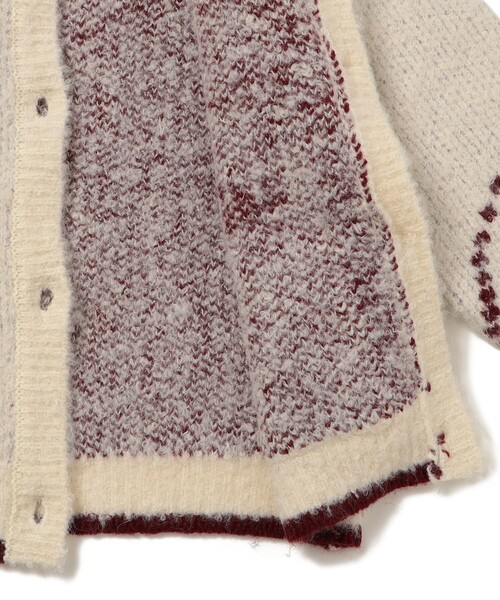 こども ビームス(コドモビームス)の「ブークレ ジャカード カーディガン 2025FW(100~150cm)(カーディガン/ボレロ・キッズ・ダークブラウン/ホワイト系その他5・M(120-130)/S(100-110)/L(140-150))」の12枚目の写真