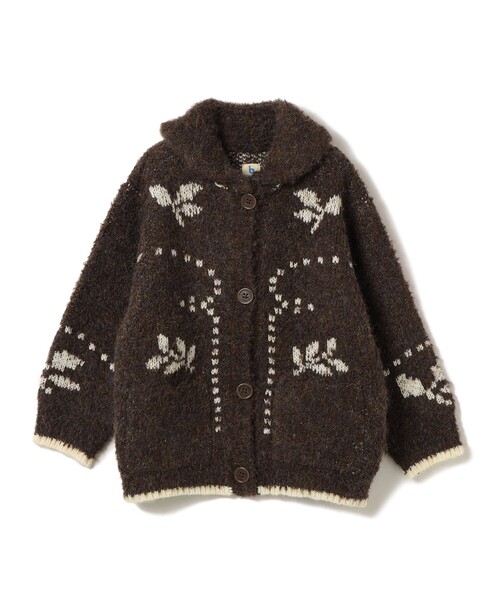 こども ビームス(コドモビームス)の「ブークレ ジャカード カーディガン 2025FW(100~150cm)(カーディガン/ボレロ・キッズ・ダークブラウン/ホワイト系その他5・M(120-130)/S(100-110)/L(140-150))」の13枚目の写真