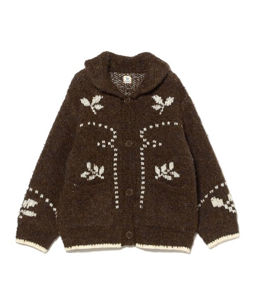 こども ビームス(コドモビームス)の「ブークレ ジャカード カーディガン 2025FW(100~150cm)(カーディガン/ボレロ・キッズ・ダークブラウン/ホワイト系その他5・M(120-130)/S(100-110)/L(140-150))」の16枚目の写真