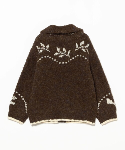 こども ビームス(コドモビームス)の「ブークレ ジャカード カーディガン 2025FW(100~150cm)(カーディガン/ボレロ・キッズ・ダークブラウン/ホワイト系その他5・M(120-130)/S(100-110)/L(140-150))」の17枚目の写真