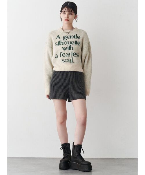 MURUA（ムルーア）の「プラットフォームレースアップブーツ（ブーツ・レディース・ブラウン/ブラック・24.5/23.5/22.5）」の9枚目の写真