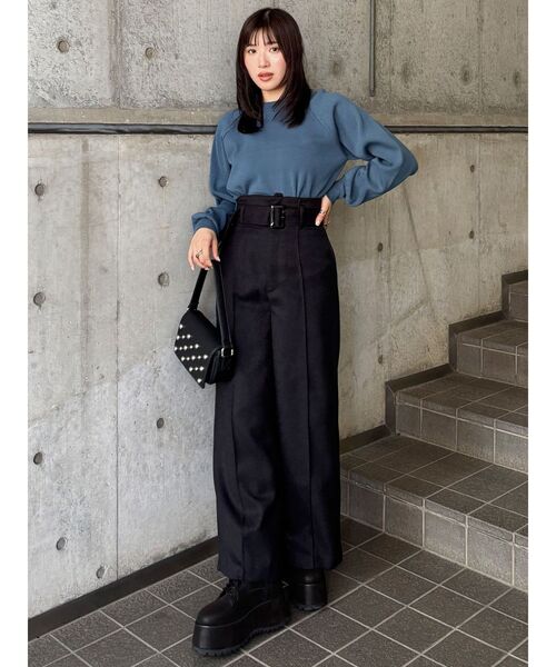 MURUA（ムルーア）の「プラットフォームレースアップブーツ（ブーツ・レディース・ブラウン/ブラック・24.5/23.5/22.5）」の18枚目の写真