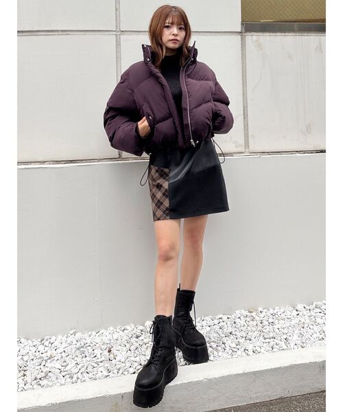 MURUA（ムルーア）の「プラットフォームレースアップブーツ（ブーツ・レディース・ブラウン/ブラック・24.5/23.5/22.5）」の22枚目の写真