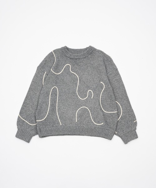 nuance tape line knit/ニュアンステープラインニット（ニット