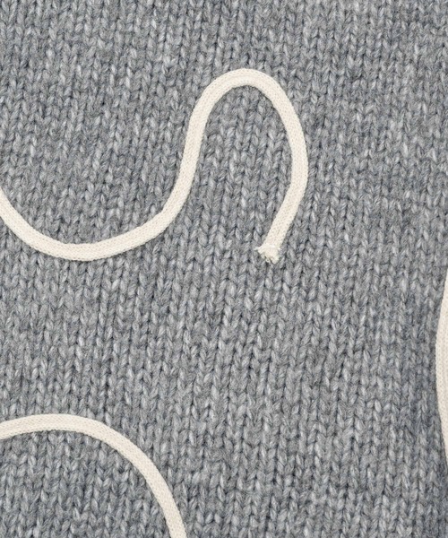 新品　OLUN nuance tape line knit nuance tape line knit/ニュアンステープラインニット（ニット