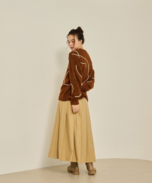 nuance tape line knit/ニュアンステープラインニット（ニット