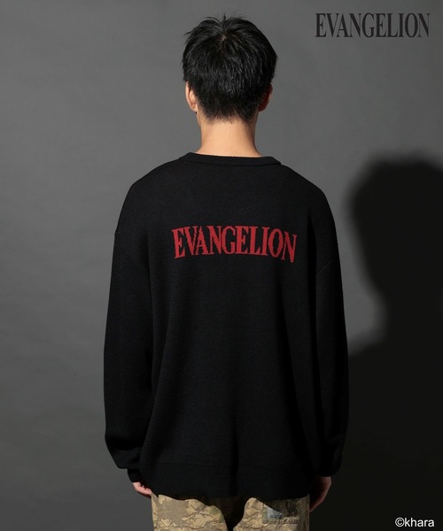 niko and...（ニコアンド）の「【EVANGELION(エヴァンゲリオン)】コラボジャカードニットプルオーバー（ニット/セーター・メンズ・マスタード/ブラック・MEDIUM/LARGE）」の20枚目の写真
