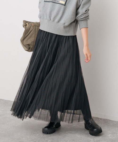 レオパードプリントチュールスカート（その他スカート）｜Spick and