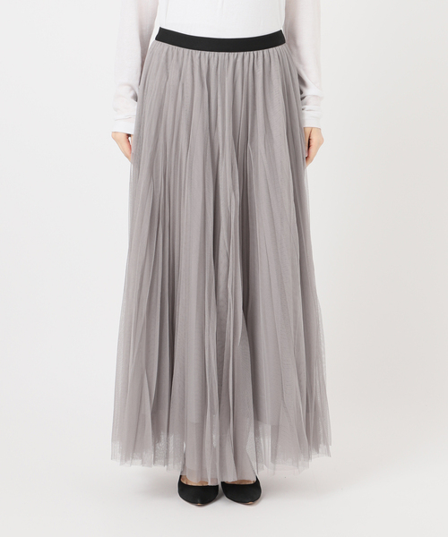 ランダムチュールプリーツスカート（スカート）｜Spick & Span