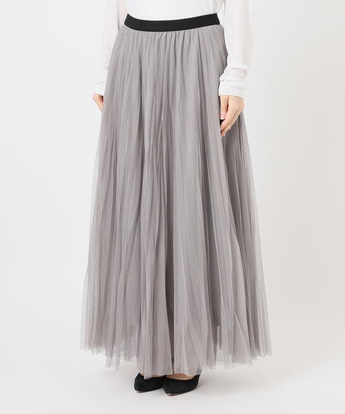 ランダムチュールプリーツスカート（スカート）｜Spick & Span