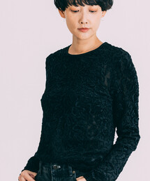 Freada | Freada/フリーダ メッシュ ベロア トップス(Tシャツ/カットソー)