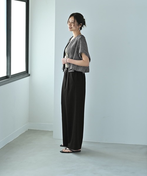 STYLE DELI(スタイルデリ)の「【Kana Oyama×BLK001】スカート見えパンツ/DELI size(その他パンツ・レディース・ブラック/オリーブ/サックスブルー・01/02)」の13枚目の写真