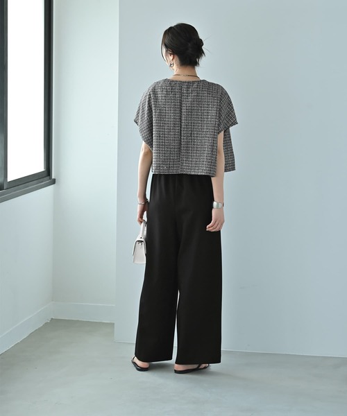 STYLE DELI(スタイルデリ)の「【Kana Oyama×BLK001】スカート見えパンツ/DELI size(その他パンツ・レディース・ブラック/オリーブ/サックスブルー・01/02)」の14枚目の写真