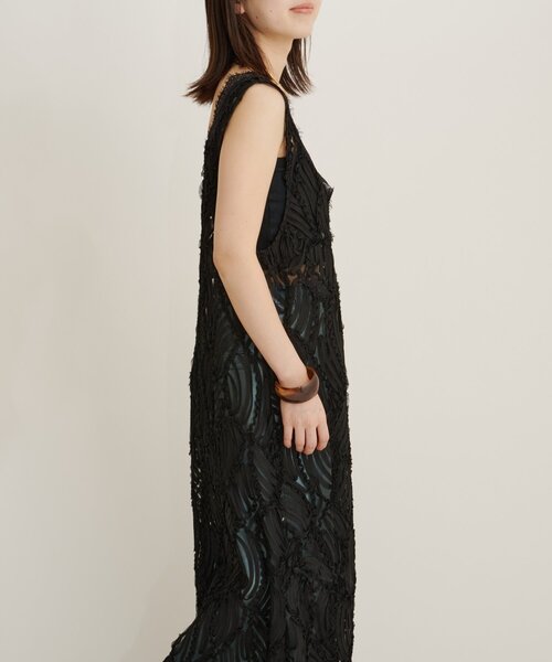 Omekashi（オメカシ）の「2WAYレースワンピース（ワンピース・レディース・ブラック/オフホワイト・38/36）」の18枚目の写真