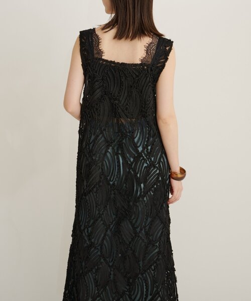 Omekashi（オメカシ）の「2WAYレースワンピース（ワンピース・レディース・ブラック/オフホワイト・38/36）」の19枚目の写真