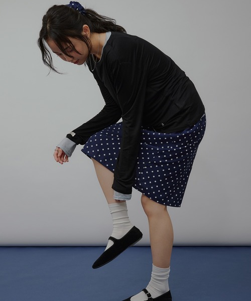 MUHET(ミュエータ)の「【SET ITEM】assorted midi skirt with scrunchie / シュシュ付きアソートミディスカート(スカート・レディース・ネイビー/ブラウン/ブラック・MEDIUM/LARGE)」の9枚目の写真