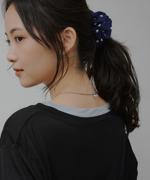 MUHET(ミュエータ)の「【SET ITEM】assorted midi skirt with scrunchie / シュシュ付きアソートミディスカート(スカート・レディース・ネイビー/ブラウン/ブラック・MEDIUM/LARGE)」の8枚目の写真