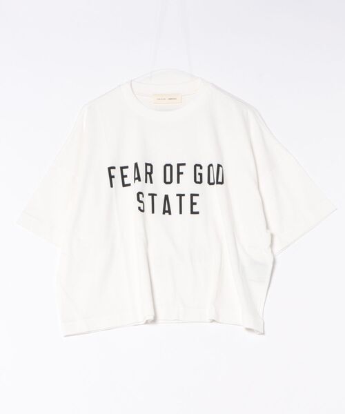 FOG ESSENTIALS(エフオージーエッセンシャルズ)の「Fear of God ESSENTIALS/FOG エッセンシャルズ/Boxy Tee(Tシャツ/カットソー・レディース・ブラック/ホワイト・M/L/S)」の10枚目の写真