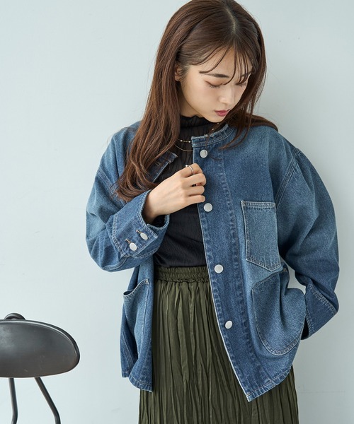 mil(ミル)の「ニュアンス柄 シアートップス【588094】(Tシャツ/カットソー・レディース・オフホワイト/モスグリーン/ブラック/ブラック系その他/ホワイト系その他/ミント・XS/S)」の20枚目の写真