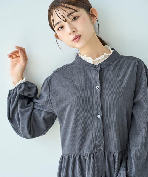 ニュアンス柄 シアートップス【588094】（Tシャツ/カットソー）｜mil