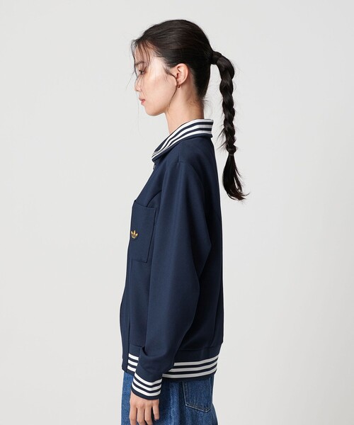 adidas Originals（アディダスオリジナルス）の「【別注】＜adidas Originals＞レトロ ブルゾン（カーディガン/ボレロ・レディース・ネイビー/ブラック・XS/S）」の9枚目の写真