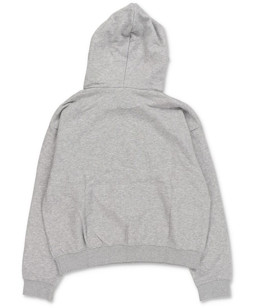 SPINNS(スピンズ)の「短丈スウェットパーカー/チェック/パッチワークロゴ/ショート丈(パーカー・メンズ・ブラック/ネイビー/杢グレー/アッシュグレー・ONESIZE)」の8枚目の写真