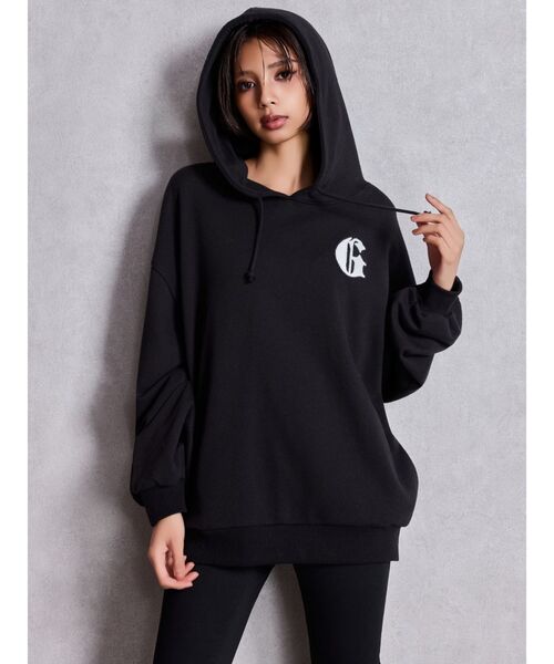 GYDA（ジェイダ）の「COUCH SURFING GYDALMATIANスウェットパーカー（パーカー・レディース・ブラウン/ピンク/オフホワイト/ブラック・FREE）」の15枚目の写真