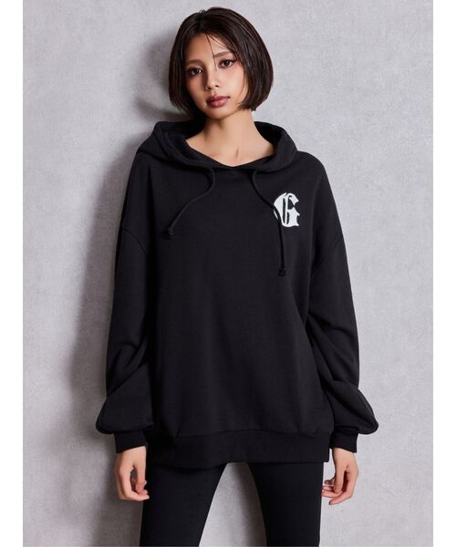 GYDA（ジェイダ）の「COUCH SURFING GYDALMATIANスウェットパーカー（パーカー・レディース・ブラウン/ピンク/オフホワイト/ブラック・FREE）」の16枚目の写真