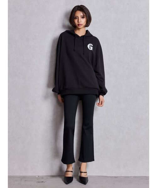 GYDA（ジェイダ）の「COUCH SURFING GYDALMATIANスウェットパーカー（パーカー・レディース・ブラウン/ピンク/オフホワイト/ブラック・FREE）」の18枚目の写真