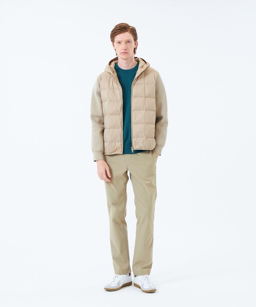 MACKINTOSH PHILOSOPHY(マッキントッシュ フィロソフィー)の「スクエアキルト&ニット コンビパーカー with TAION(ブルゾン・メンズ・ネイビー/ベージュ系その他2/ブラック・40/42/38)」の6枚目の写真
