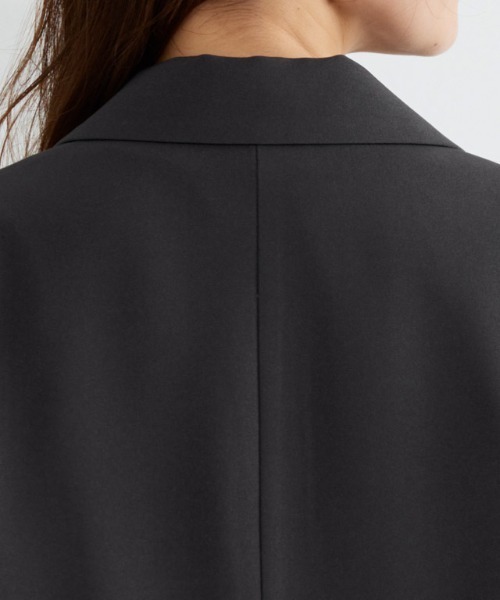 Pierrot（ピエロ）の「テーラードシングルジャケット（テーラードジャケット・レディース・ブラウン系その他/ブラック/チャコール・M/L）」の8枚目の写真