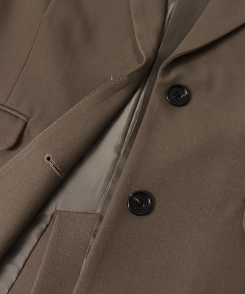 Pierrot（ピエロ）の「テーラードシングルジャケット（テーラードジャケット・レディース・ブラウン系その他/ブラック/チャコール・M/L）」の5枚目の写真