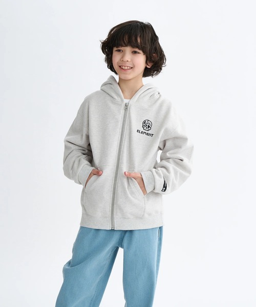 ELEMENT(エレメント)の「ELEMENT キッズ TIMBER 3 ZIP HOOD YO パーカー 【2025年秋冬モデル】/エレメントキッズフードプリントジップアップパーカー・フーディー(パーカー・キッズ・ブラック/ホワイト系その他・SMALL/MEDIUM/LARGE/X-LARGE)」の3枚目の写真