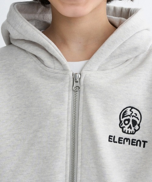 ELEMENT(エレメント)の「ELEMENT キッズ TIMBER 3 ZIP HOOD YO パーカー 【2025年秋冬モデル】/エレメントキッズフードプリントジップアップパーカー・フーディー(パーカー・キッズ・ブラック/ホワイト系その他・SMALL/MEDIUM/LARGE/X-LARGE)」の4枚目の写真