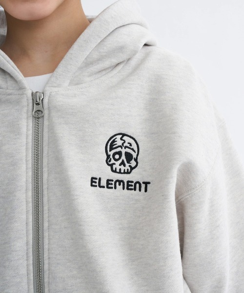 ELEMENT(エレメント)の「ELEMENT キッズ TIMBER 3 ZIP HOOD YO パーカー 【2025年秋冬モデル】/エレメントキッズフードプリントジップアップパーカー・フーディー(パーカー・キッズ・ブラック/ホワイト系その他・SMALL/MEDIUM/LARGE/X-LARGE)」の5枚目の写真