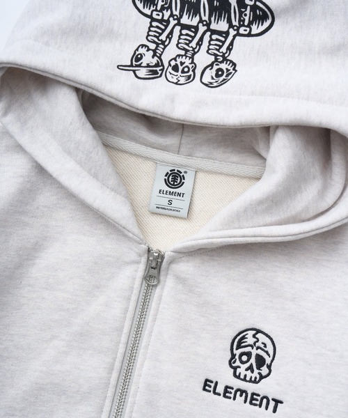 ELEMENT(エレメント)の「ELEMENT キッズ TIMBER 3 ZIP HOOD YO パーカー 【2025年秋冬モデル】/エレメントキッズフードプリントジップアップパーカー・フーディー(パーカー・キッズ・ブラック/ホワイト系その他・SMALL/MEDIUM/LARGE/X-LARGE)」の11枚目の写真